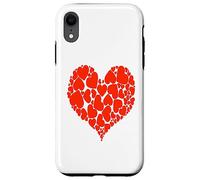 A Heart of Hearts Design Romantique Rouge Coque pour iPhone XR