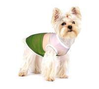 A Hill Covered in Green Grass Print Vêtements pour petits chiens et chats - Pyjama en coton doux pour chihuahuas, teckel, chiot taille S