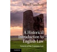 A Historical Introduction To English Law