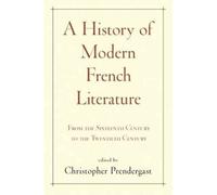 A History Of Modern French Literature