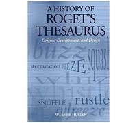 A History Of Roget's Thesaurus