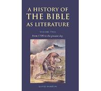 A History Of The Bible As Literature