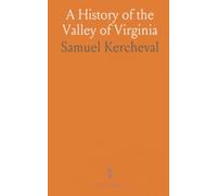 A History of the Valley of Virginia