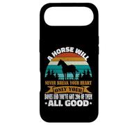 A Horse Will Never Break Your Heart Chevaux Amusants Coque pour iPhone Air