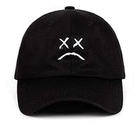 A hut Triste Visage Papa Chapeau Broderie 100% Coton Casquette de Baseball Chapeau Casquette de Hip hop Golf Amour Lil.Peep Snapback Femmes Hommes