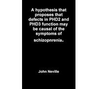 A hypothesis that proposes that defects in PHD2 and PHD3 function may be causal of the symptoms of schizopnrenia.