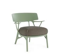 A.I. Lounge Fauteuil vert - gris Kartell - 8058967349092