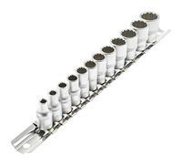 12 Pièces de douilles 1/4 "outil harley douilles tournevis 12 pans douille de clé à douilles, douilles, douilles zollwerkzeug nusssatz