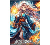 A JOURNAL WITH A FIRE SORCERESS ON THE COVER