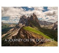 A JOURNEY ON THE DOLOMITES (Wall Calendar 2026 DIN A3 landscape), CALVENDO 12 Month Wall Calendar: Beautiful Dolomites mountain landscapes