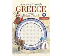 A Journey Through Greece Word Search Puzzle: Easy-to-Read Puzzles Inspired by Greek Culture, Travel & Daily Life
