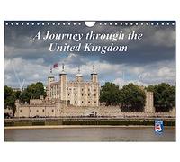 A Journey through the United Kingdom (Wall Calendar 2026 DIN A4 landscape), CALVENDO 12 Month Wall Calendar: A Journey through Great Britain from Scotland via Wales to London