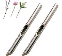 A Kind Broche élégante en forme de fleur, broche florale vintage avec symbolisme significatif, épinglette légère pour femme, bijou cadeau unique, argent, 8 cm, 1 pièce
