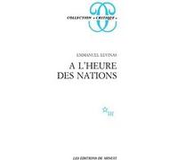 A l’heure des nations Emmanuel Levinas (Auteur)