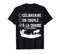 À La Chasse Le Vrai Amour Chasse Humour Chasseur T-Shirt Graphique avec Valeur
