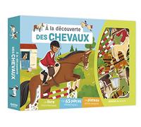 A La Découverte Des Chevaux - Avec Un Plateau Géant Aimanté Et Plus De 65 Pièces Magnétiques