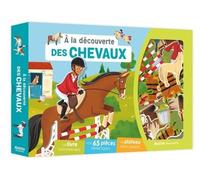A La Découverte Des Chevaux - Coffret Avec Un Plateau Géant Aimanté Et Plus De 65 Pièces Magnétiques