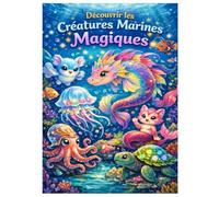 À la découverte des créatures marines magiques: Un livre de coloriage multimédia rempli de créatures marines magiques, avec une histoire et une ... audio en 5 langues (DE, EN, ES, FR et IT)