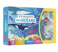 A la decouverte des oceans 60 aimants + 1 plateau - Patrick David - Auzou Éditions - Boîte ou accessoire - Jeux livres objets