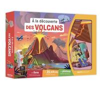 Patrick David – À la découverte des volcans – Coffret : livre, 35 aimants et plateau – Auzou