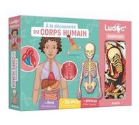 A La Découverte Du Corps Humain - Coffret Avec 1 Livre Documentaire, + De 55 Pièces Magnétiques Et 1 Plateau Géant Aimanté