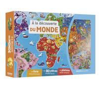 Patrick David & Eugénie Varone – À la découverte du monde – Coffret 80 aimants + plateau aimanté