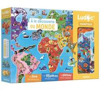 A la decouverte du monde 80 aimants + 1 plateau - Patrick David - Auzou Éditions - Boîte ou accessoire - Jeux livres objets