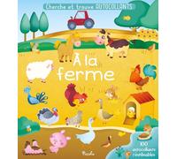 Lia Olivo – A la ferme – Cherche et trouve, 100 autocollants réutilisables – Broché