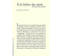 A La Lisiere Des Mots