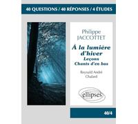 A la Lumiere d'Hiver : Philippe Jaccottet