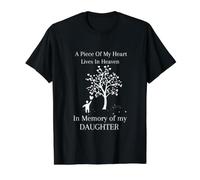 À la mémoire de ma Fille - Heaven T-Shirt Graphique avec Valeur