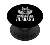 à la mémoire de Mon Mari - Paradis PopSockets PopGrip Adhésif