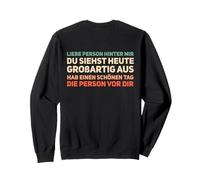 À La Personne Derrière Moi Amour Personne Derrière Moi Sweatshirt