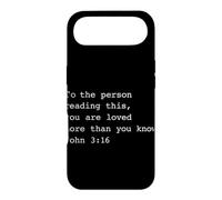 À la Personne Qui lit ceci, tu ES aimé (Jean 3:16 Christian) Coque pour iPhone Air