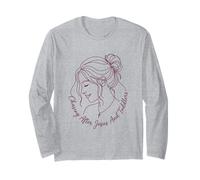 À la Poursuite de Jésus et de la Foi de Messy Bun Bun Mom Faith pour Les Tout-Petits Manche Longue