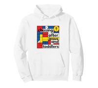 À la Poursuite de Jésus et des Tout-Petits, Art Moderne chrétien Amusant Sweat à Capuche