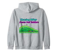 À la Poursuite de Jésus et des Tout-Petits, Pixel Art chrétien Amusant Sweat à Capuche