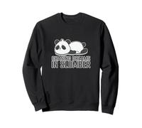 À la Poursuite de rêves dans Slumber Sleeping Panda Sweatshirt