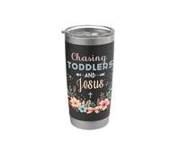 À la poursuite des tout-petits et de Jésus Gobelet isotherme en acier inoxydable double paroi