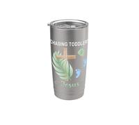 À la poursuite des tout-petits et de Jésus Gobelet isotherme en acier inoxydable double paroi