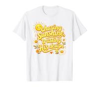 À la Poursuite du Soleil, Confiance en Son Design Christian Daisy Summer T-Shirt Graphique avec Valeur, Homme, Blanc, M