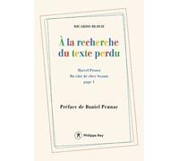 A La Recherche Du Texte Perdu - Marcel Proust - Du Côté De Chez Swann Page 1