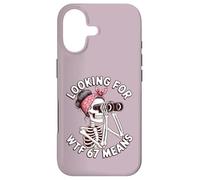 À la Recherche d'un mème Sarcastique WTF 67 Means Funny Skeleton Coque pour iPhone 17