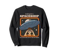 À la Recherche d'un Vaisseau Spatial Extraterrestre OVNI Graphique drôle Sweatshirt