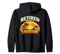 À la Retraite, Tous Les Jours, C'est Le Samedi Sweat à Capuche