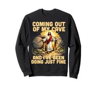 À la Sortie de ma Grotte, la résurrection de Jésus, Pâques Sweatshirt