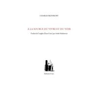 À la source du vivre et du voir - Charles Reznikoff - Unes Eds - broché - Poésie