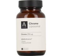 A-LAB Chrome Liposomal 250 µg - Régule La Glycémie, Coupe Faim - Avec Taurine, Vitamine D3 et B3 - Assimilation Renforcée - 60 Jours