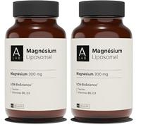 A-LAB Magnesium Liposomal 300 mg - Anti Stress, Fatigue, Troubles Du Sommeil - Magnésium, Taurine, Vitamine D3, Vitamine B6-2 mois de prise - Fabriqué en France (Lot de 2)