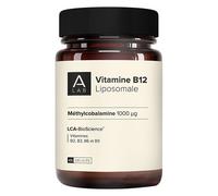A-LAB Vitamine B12 liposomale 1000µg - Assimilation renforcée - Complément Alimentaire Santé Cardiovasculaire, Système Nerveux, Energie - Vitamines B2, B3, B6, B9, B12-45 jours - Fabriqué en France